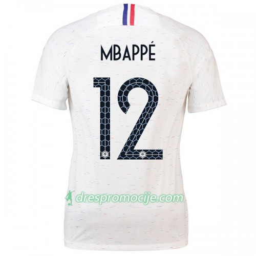 Francuska Dres Mbappe 12 Ženska Gostujući Svjetsko prvenstvo 2018 Francuska Dres Mbappe 12 Ženska Gostujući Svjetsko prvenstvo 2018